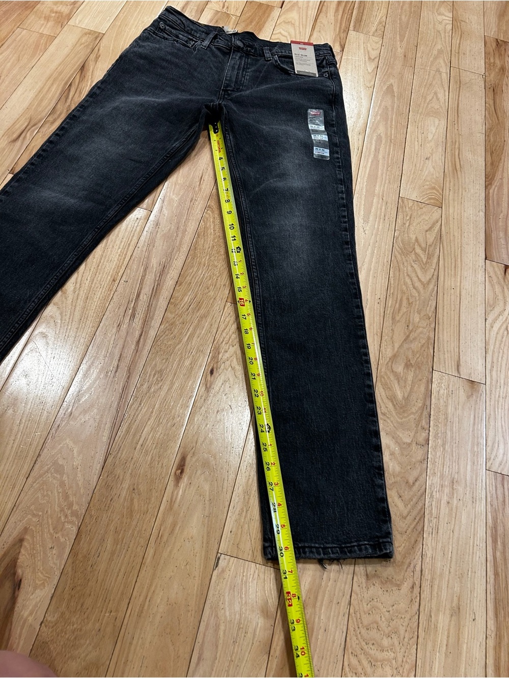 NWT Levi Strauss 511 Slim Stretch Black Jeans - Men’s Size 30 x 32 - Picture 8 of 11